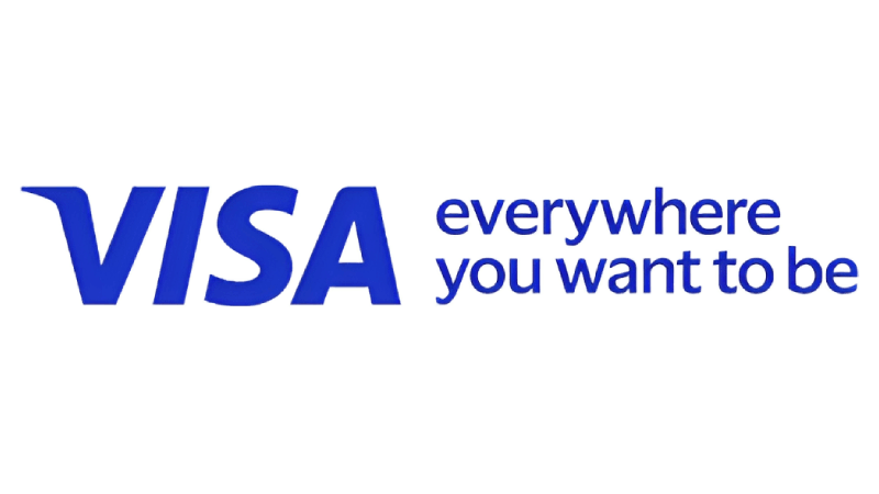 Visa logo. Everywhere you want to be.