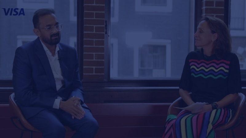 Leila Serhan and Jayesh Patel discussing