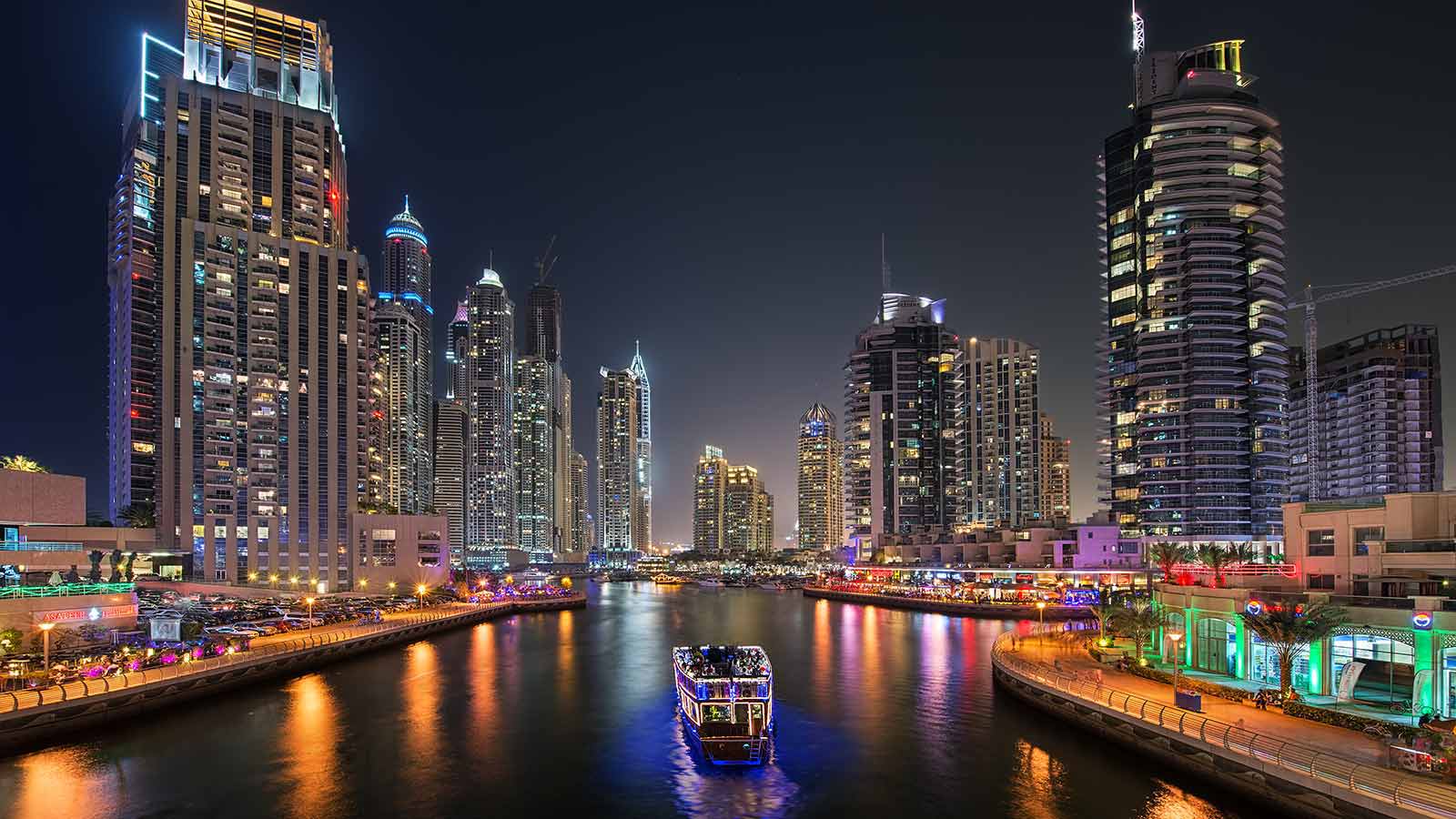 Dubai Marina night